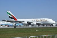 A6-EDC @ EDDB - Airbus A380-861 of Emirates at the ILA 2012, Berlin - by Ingo Warnecke