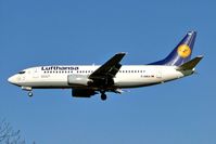 D-ABEA @ EGLL - Boeing 737-330 [24565] (Lufthansa) Heathrow~G 11/11/2004 - by Ray Barber