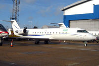 VT-IBP @ EGGW - 2007 Bombardier Challenger 850, c/n: 8070 at Luton - by Terry Fletcher