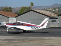 N7526J @ SZP - 1968 Piper PA-28R-180 CHEROKEE ARROW, Lycoming IO-360-B2E 180 Hp, takeoff roll Rwy 22 - by Doug Robertson