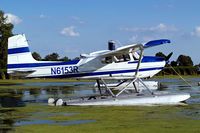 N6153R @ 96WI - Cessna 180 [31820] Oshkosh-Lake Winnebago Seaplane Base~N 30/07/2008 - by Ray Barber