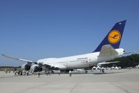 D-ABYA @ EDDB - Boeing 747-830 of Lufthansa at the ILA 2012, Berlin