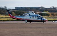 G-PACO @ EGFH - Visiting helicopter operated by Cardinal Helicopter Services. - by Roger Winser