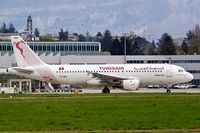 TS-IMN @ LSGG - Airbus A320-211 [1187] (Tunisair) Geneva~HB 11//04/2009 - by Ray Barber