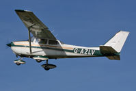 G-AZLV @ EGBR - Cessna 172K Skyhawk. Hibernation Fly-In, The Real Aeroplane Club, Breighton Airfield, October 2012. - by Malcolm Clarke