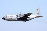 64-0515 @ NFW - Lockheed C-130E departing Fort Worth for it's last flight...to the bone yard (AMARC)