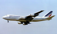 F-BPVR @ VHHX - Boeing 747-228F [21225] (Air France Cargo) Hong Kong Kai-Tak~B   01/11/1997 - by Ray Barber