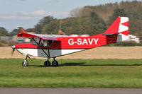 G-SAVY @ EGBR - Aerotec MXP-740 Savanah VG Jabiru 1. Hibernation Fly-In, The Real Aeroplane Club, Breighton Airfield, October 2012. - by Malcolm Clarke