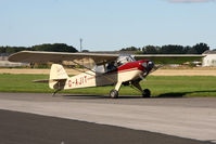 G-AJIT @ EGBR - Auster J-1 Kingsland. Hibernation Fly-In, The Real Aeroplane Club, Breighton Airfield, October 2012. - by Malcolm Clarke