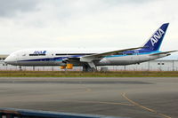 JA811A @ PAE - B787  Line No 18  c/n 34487  in ANA colors - In storage at Paine Field - July 2012 - by Terry Fletcher