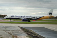 G-MARA @ EGCC - G-MAR Monarch Airbus A321-231 Taxiing Manchester Airport. - by David Burrell