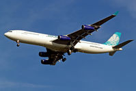 9Y-JIL @ EGLL - Airbus A340-313 [016] (BWIA West Indies Airways) Heathrow~G 06/11/2006 - by Ray Barber