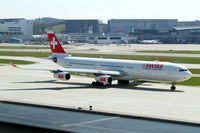 HB-JMN @ LSZH - Airbus A340-313X [175] (Swiss International Air Lines) Zurich~HB 07/04/2009 - by Ray Barber