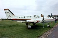 G-BLST @ EGTC - Cessna 421C Golden Eagle [421C-0623] Cranfield~G 08/09/1979 - by Ray Barber