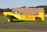 G-BDJD @ EGBR - Jodel D-112. Hibernation Fly-In, The Real Aeroplane Club, Breighton Airfield, October 2012. - by Malcolm Clarke