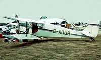 G-ADUR @ EGVI - De Havilland DH.87B Hornet Moth, [8085] RAF Greenham Common~G 07/07/1974. Image taken from a slide. - by Ray Barber