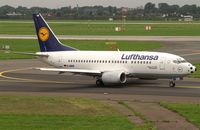 D-ABIW @ EDDL - Lufthansa's D-ABIW Bad Nauheim wearing a soccer nose taxiing twds. Rwy 23L - by Thomas M. Spitzner