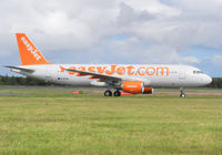 G-EZUD @ EGPH - Easyjet A320 Arrives at EDI From GVA - by Mike stanners