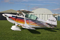G-GULZ @ X5FB - Christen Eagle II, Fishburn Airfield, September 2012. - by Malcolm Clarke