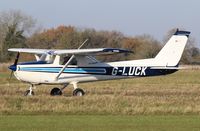 G-LUCK @ EGSV - Landing at Old Buckenham. - by Graham Reeve