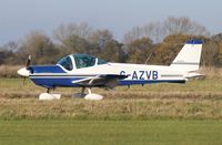 G-AZVB @ EGSV - Landing at Old Buckenham. - by Graham Reeve