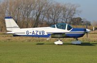 G-AZVB @ EGSV - Just arrived. - by Graham Reeve