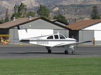 N599DS @ SZP - 1967 Beech E33A BONANZA, Continental IO-520-B 285 Hp, takeoff roll Rwy 04 - by Doug Robertson