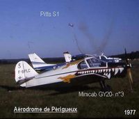 F-BFLC @ LFBX - Meeting de Périgueux en 1977
En vol le Pitts S1 de Harlé - by Jean Pierre MICHEL