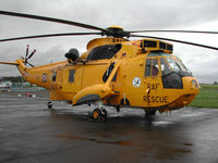 XZ592 @ CAX - Sea King HAR.3, callsign Rescue 131, of 202 Squadron at RAF Boulmer on a visit to Carlisle in October 2004. - by Peter Nicholson