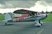 G-BRDJ @ EGSX - Luscombe 8A Silvaire [3411] North Weald~G 07/09/2002 - by Ray Barber