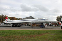 G-BBDG @ EGLB - 1973 Aerospatiale-BAC Concorde 1-100, c/n: 100-002 at Brooklands Museum - by Terry Fletcher