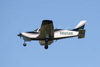 N92GM @ KSRQ - Piper Cherokee (N92GM) arrives at Sarasota-Bradenton International Airport - by jwdonten