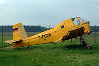 D-EOON @ ETHT - LET Z-37 Cmelak [06-18] Cottbus~D 06/05/2002. Now preserved at Flugwelt Altenburg Norbitz. - by Ray Barber