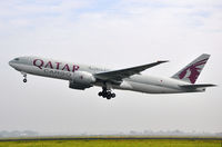 A7-BFC @ EHAM - Qatar Cargo Departing Amsterdam - by Jan Lefers