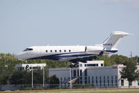 N524FX @ KSRQ - Bombardier Challenger 300 (LXJ524) arrives at Sarasota-Bradenton International Airport following a flight from Charleston International Airport - by Jim Donten