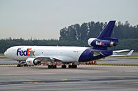 N584FE @ WSSS - McDonnell-Douglas MD-11F [48436] (Fedex) Changi~9V 27/10/2006 - by Ray Barber