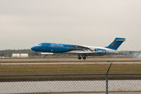 N949AT @ RSW - Orlando Magic 717 landing at RWY 6 - by Mauricio Morro