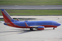 N731SA @ KTPA - Southwest Flight 3480 (N731SA) taxis for departure at Tampa International Airport - by Jim Donten