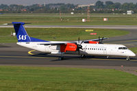 LN-RDJ @ EDDL - SAS ( Scandinavian Airline System ) LN-RDJ Toke Viking taxiing twds. Rwy23L. A/C nowadays (11/2012) still in service as N404AV - by Thomas M. Spitzner