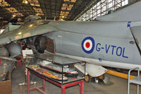 G-VTOL - 1970 Hawker Siddeley Harrier MK.52, c/n: B3-41H-735795 at Brooklands Museum - by Terry Fletcher