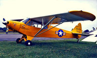 G-BKVM @ EGTC - Piper L-21A-105 Super Cub [18-849] Cranfield~G 04/07/1998 - by Ray Barber