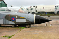 ZA325 @ EGMH - Nose of 1979 Panavia Tornado GR.1, c/n: 014/BT005/3007 at Manston Museum - by Terry Fletcher