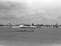 G-IVAN @ EGTC - G-IVAN  rutan VariEze cranfield airfield PFA meeting 1983 - by donliddard