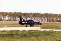 XX314 @ EGQS - Hawk T.1A of 208 [Reserve] Squadron at RAF Valley preparing to take-off from Runway 05 at RAF Lossiemouth in the Summer of 1995. - by Peter Nicholson