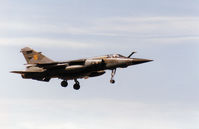 237 @ EGQS - Mirage F.1CT, callsign French Air Force 5722, of EC 1/3 on final approach to Runway 05 at RAF Lossiemouth in May 1995. - by Peter Nicholson