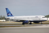 N768JB @ KSRQ - JetBlue Airbus A320 (N768JB) taxis for departure at Sarasota-Bradenton International Airport - by Jim Donten