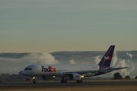 N962FD @ BIL - A FedEx 757 @ KBIL.  Sad to see the old 727's gone. - by Daniel Ihde