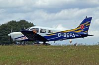 G-BEFA @ EGBP - Piper PA-28-151 Cherokee Warrior [28-7615416] Kemble~G 19/08/2006 - by Ray Barber