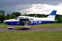 G-FLAV @ EGBP - Piper PA-28-161 Warrior II [28-8016283] Kemble~G 11/07/2004. Seen taxiing out for departure. - by Ray Barber