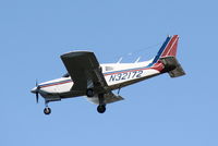 N32172 @ KSRQ - Piper Cherokee (N32172) on approach to Sarasota-Bradenton International Airport - by Jim Donten